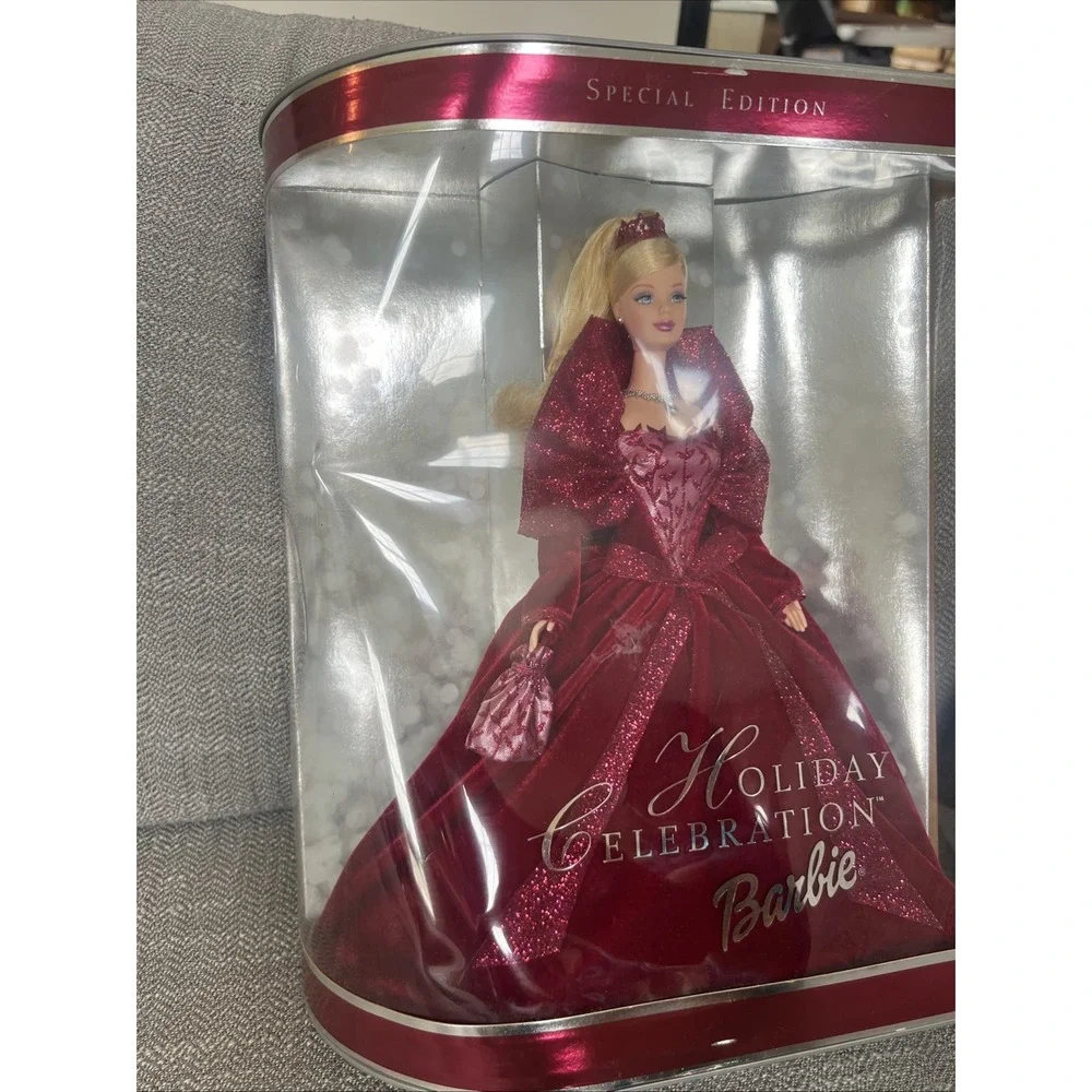 NIB Barbie 2002 Holiday Celebration Doll Special Edition Mattel 56209